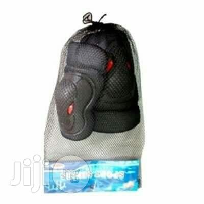 A Set Of Cycling Elbow Nd Knee Caps