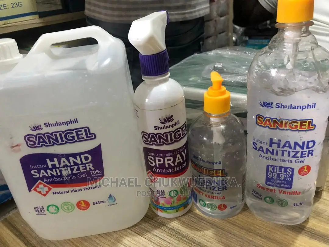Sanigel Hand Sanitizer Different Sizes
