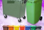 100% Virgin HDPE Plastic Waste Bin/Wheelie Bin With Wheel