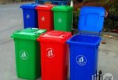 100% Virgin HDPE Plastic Waste Bin/Wheelie Bin With Wheel