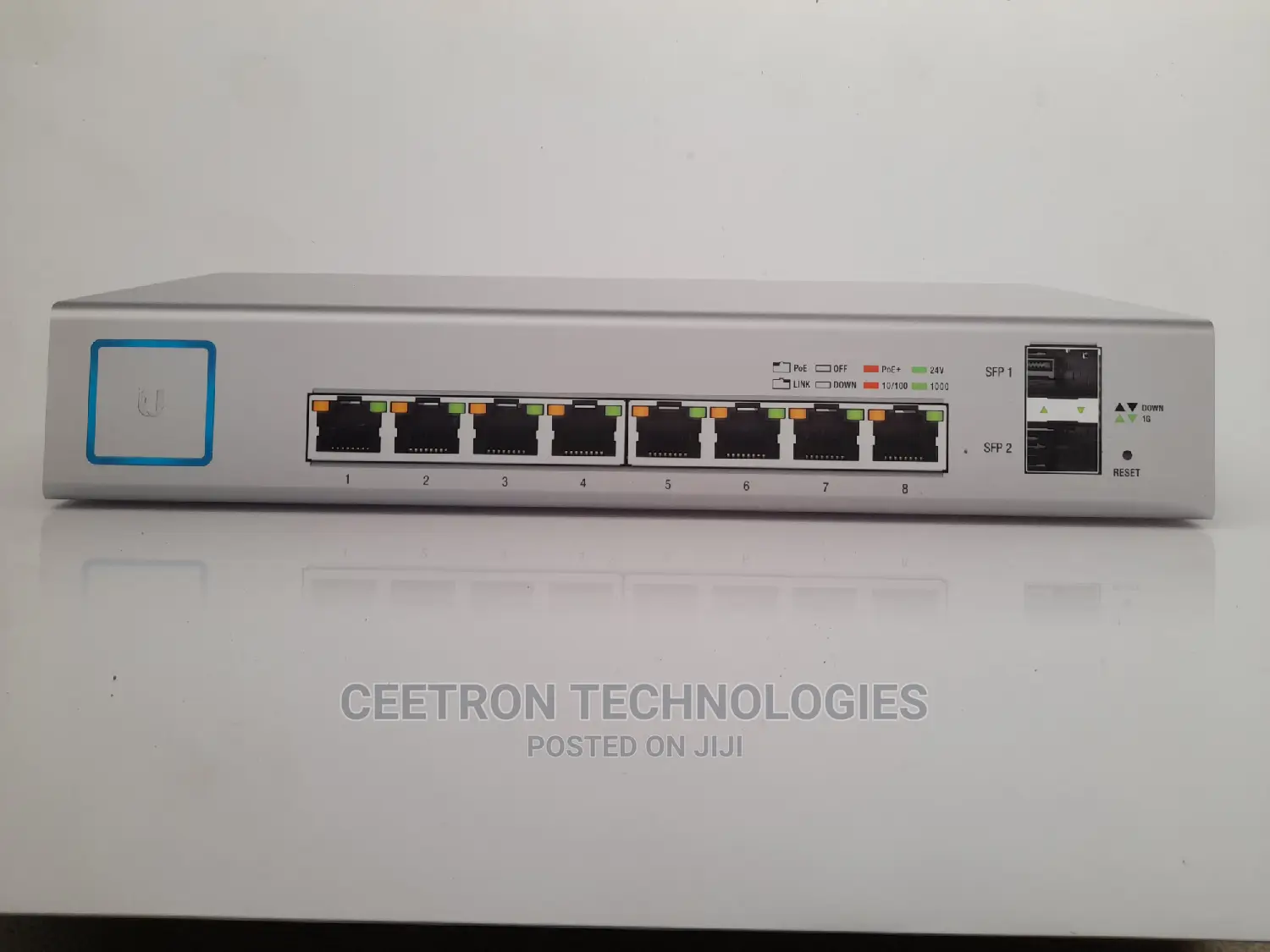 UBIQUITI:US-8-150W Unifi Switch, 8port, 150W