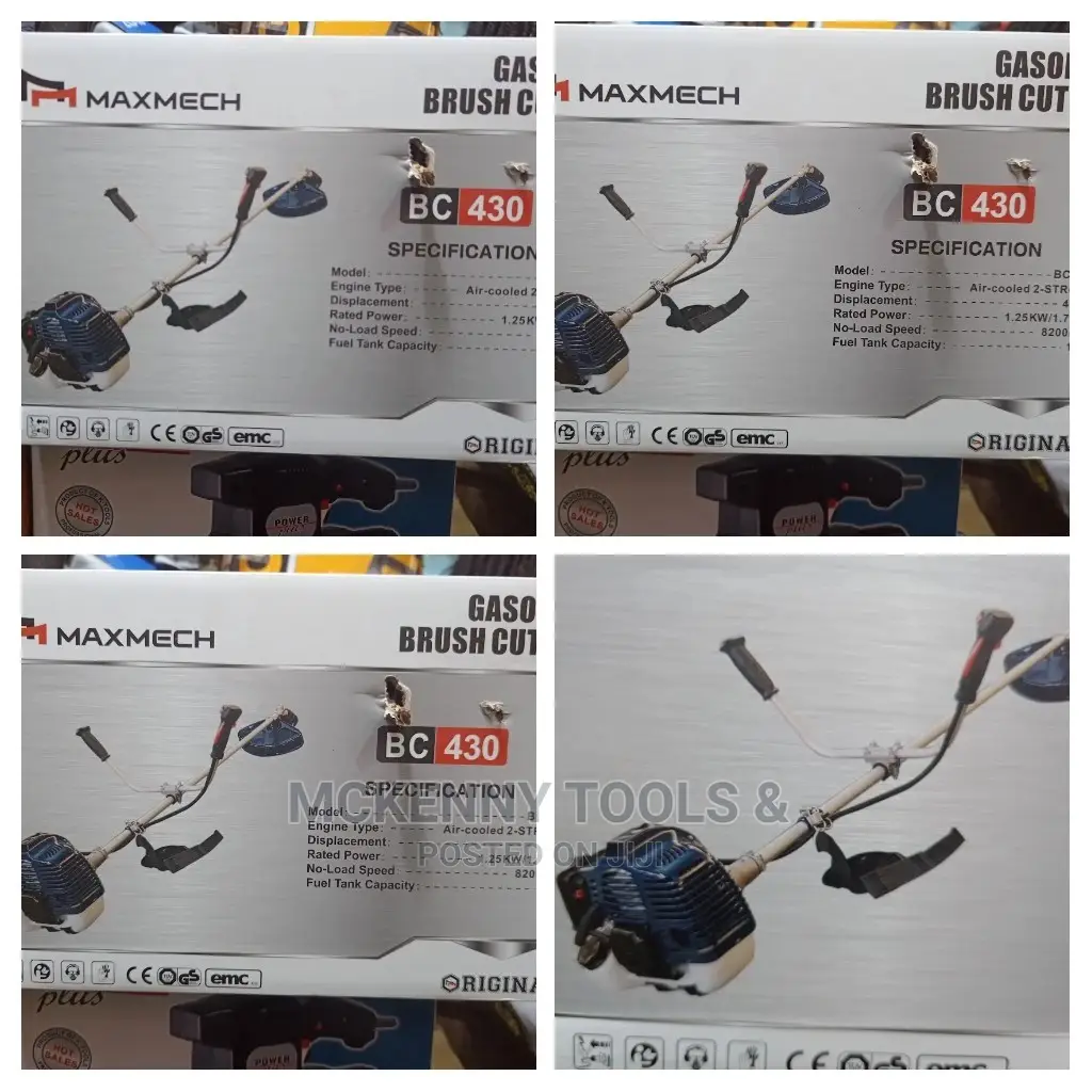 Maxmech Gasoline Brush Cutter 430 Bc Specification