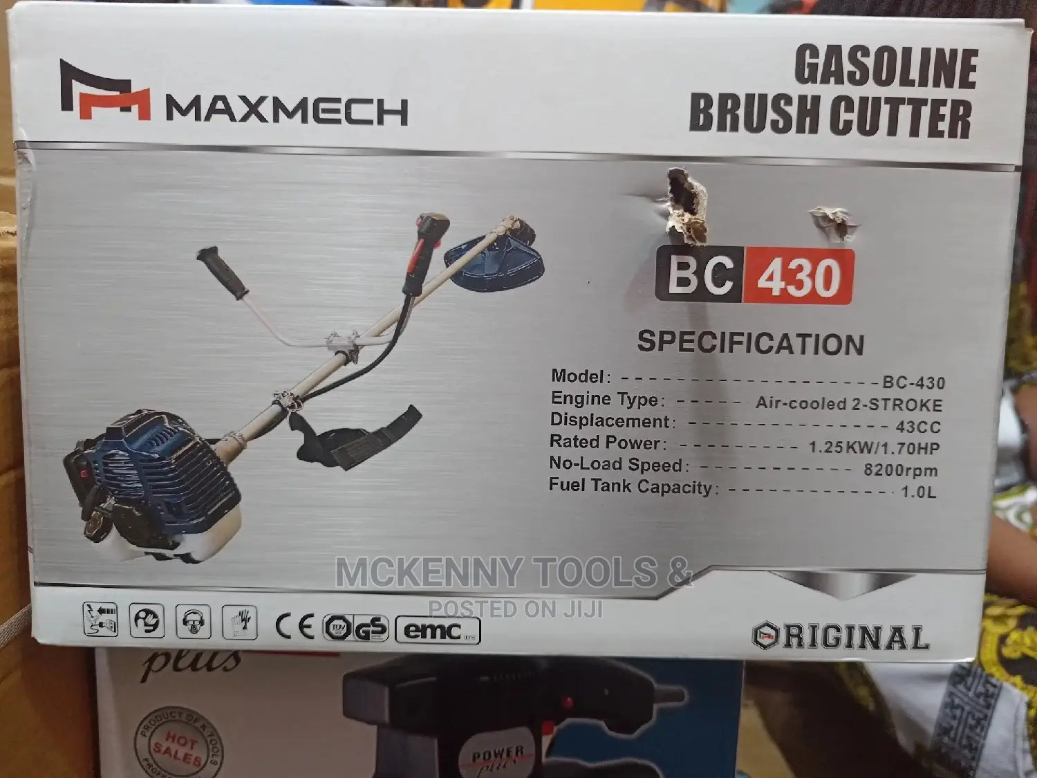 Maxmech Gasoline Brush Cutter 430 Bc Specification