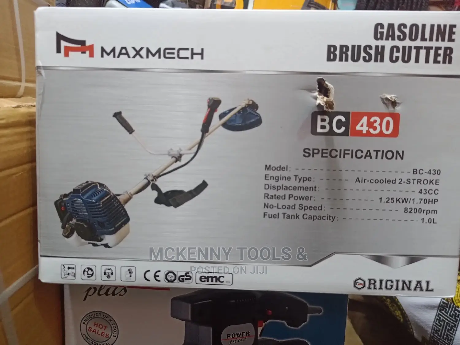 Maxmech Gasoline Brush Cutter 430 Bc Specification