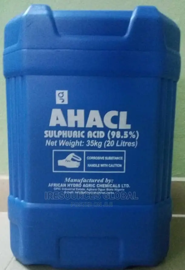 Sulphuric Acid 98.5% 20ltrs 35kg Keg
