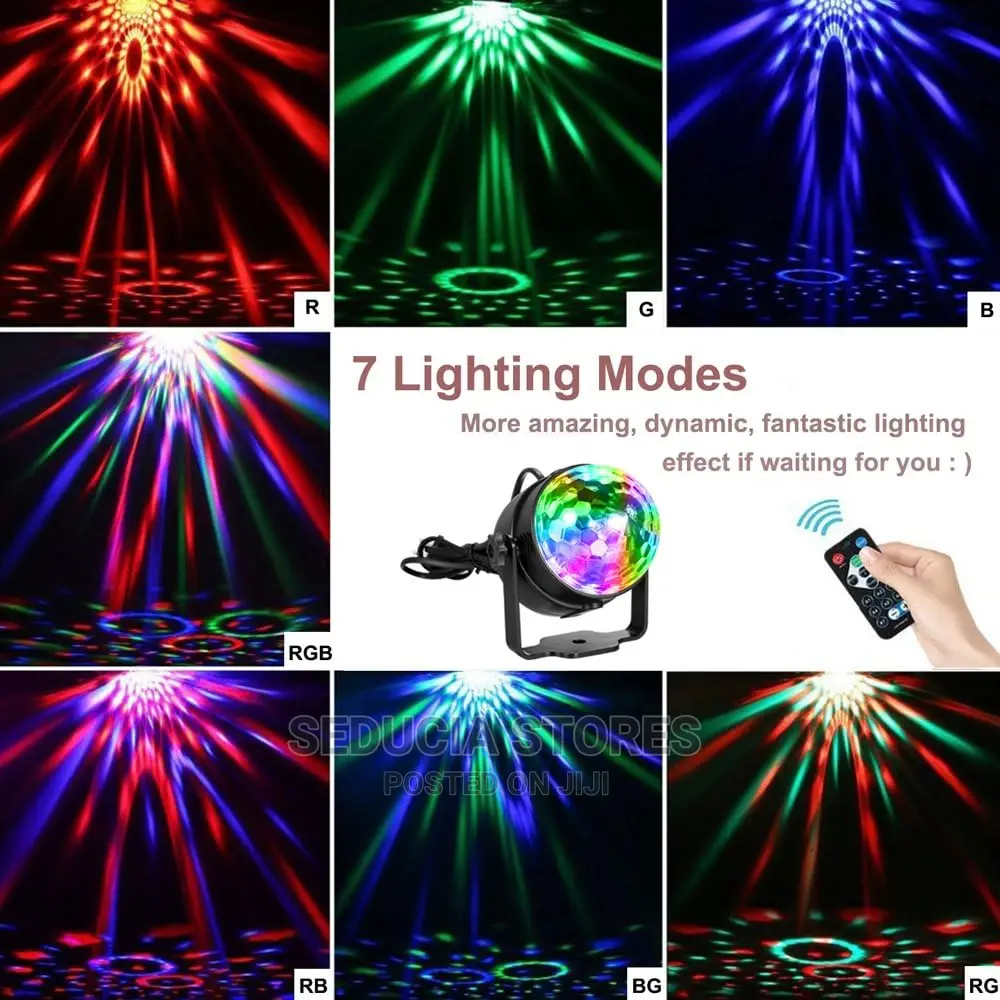 Mini Led Crystal Magic Ball Light Disco Lighting