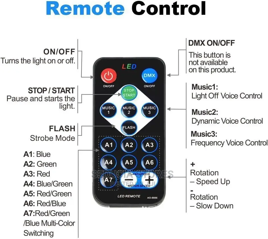 Mini Led Crystal Magic Ball Light Disco Lighting