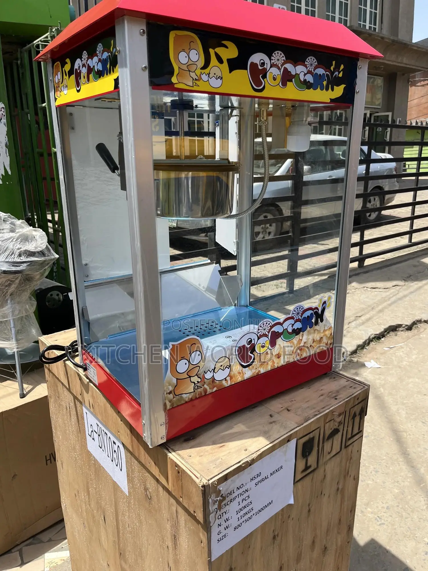 Industrial Popcorn Machine
