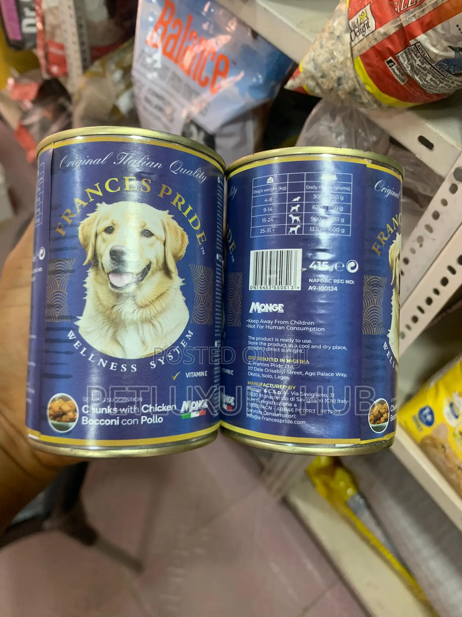 Frances Pride Dog Canned Food