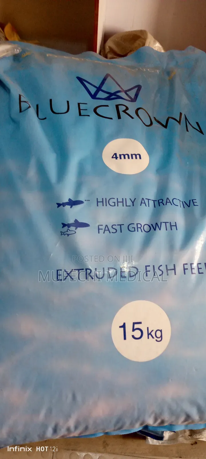 Blue Crown Fish Feed 9mm