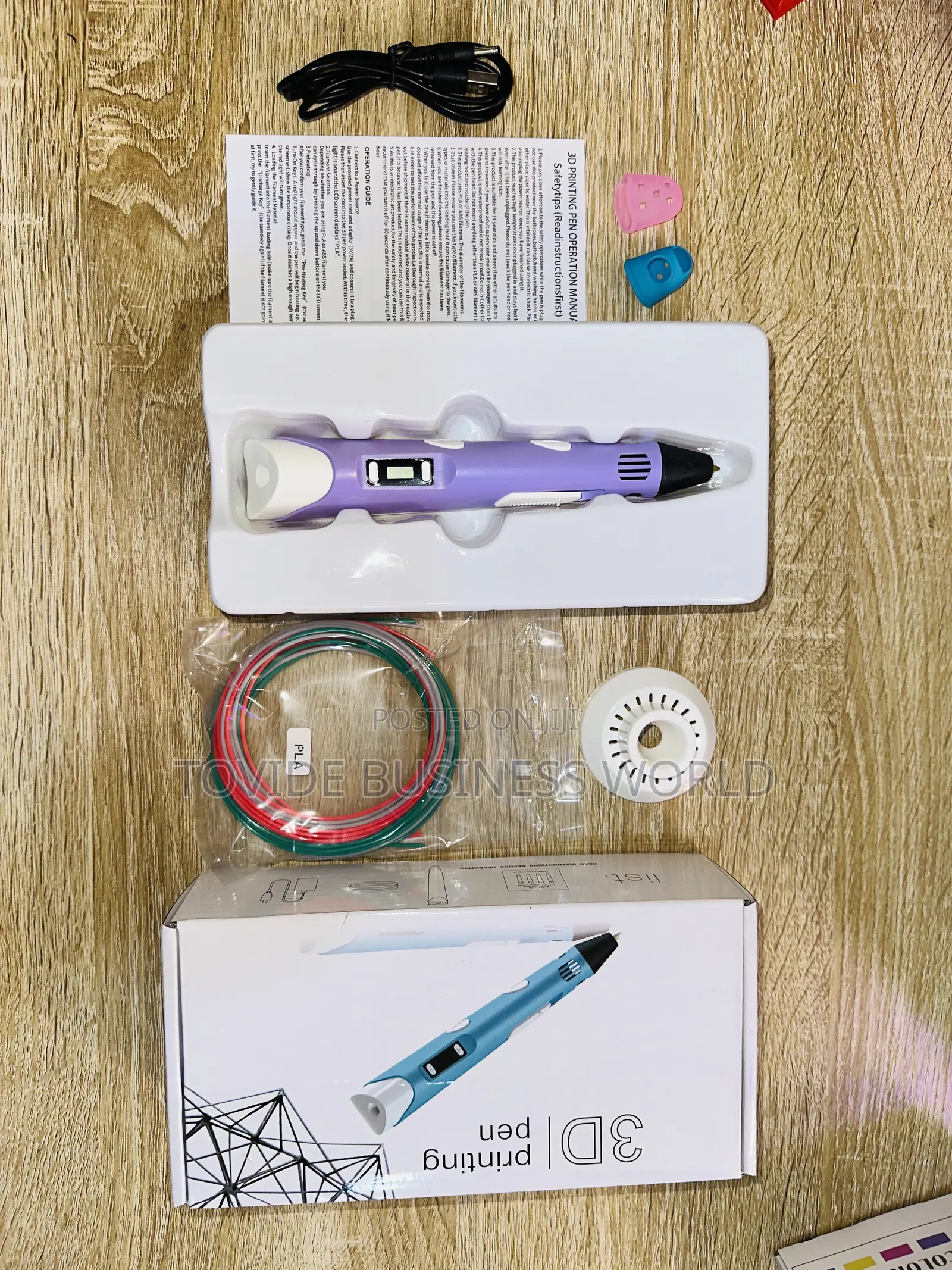 3d Pen With Different Colors of Filament