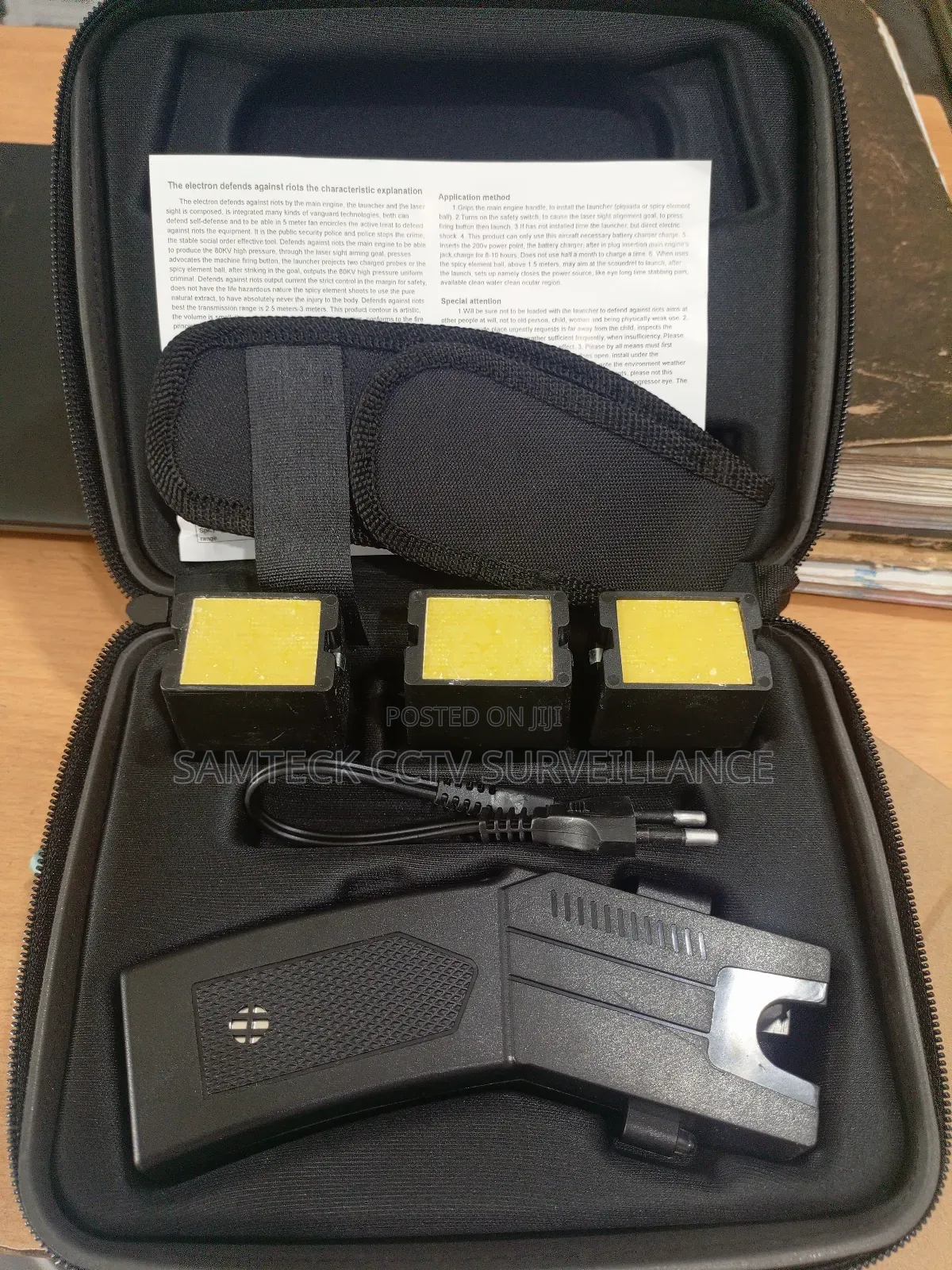 Air Taser Alarm Defense