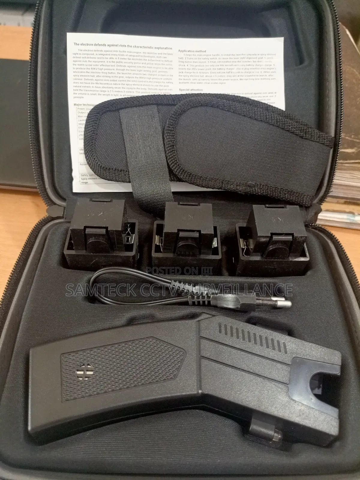 Air Taser Alarm Defense