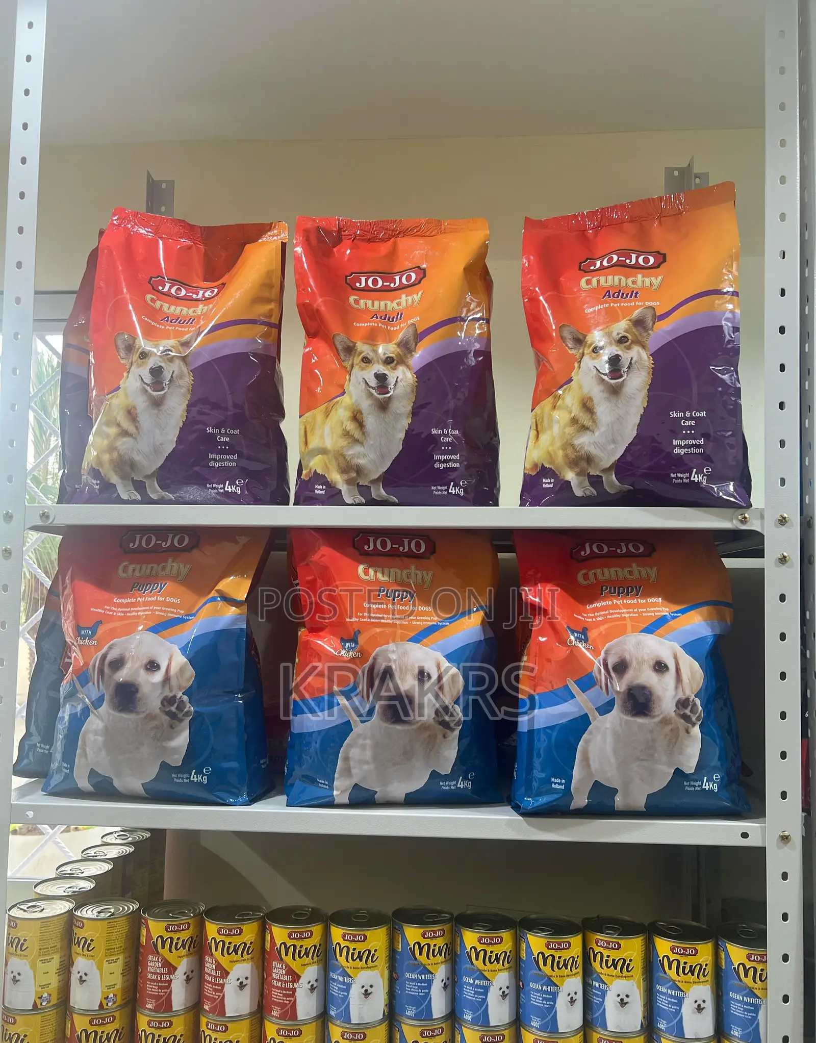 Jojo Crunchy Puppy Dog Food