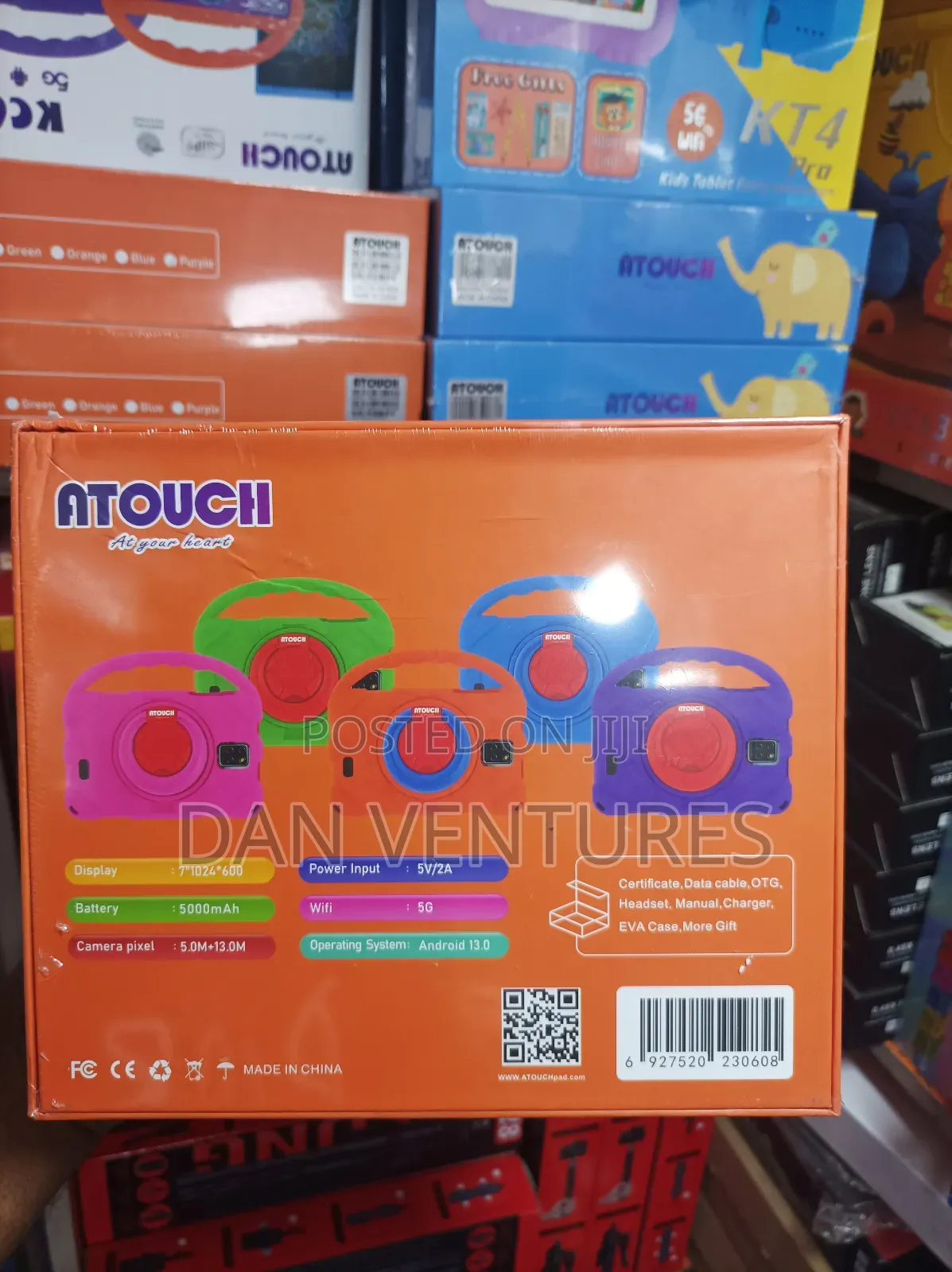 New Atouch Kc66 Kid’s Tablet 8gbram 256rom