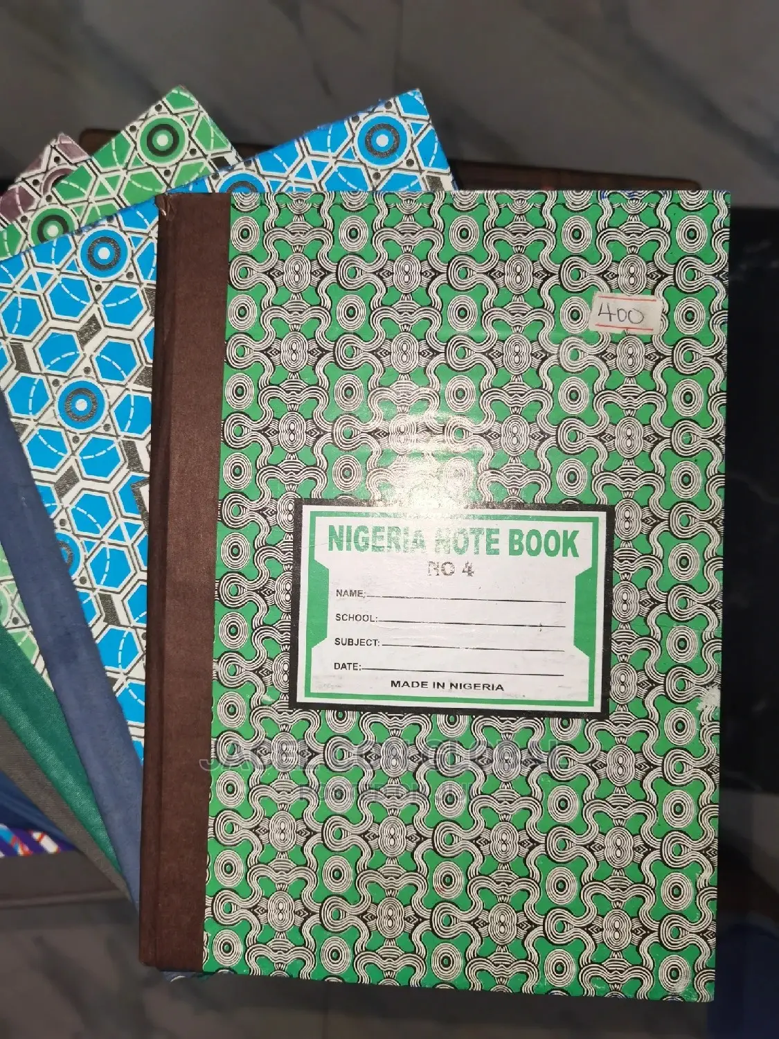 Hard Cover/ 420/ No 4 / Nigerian Notebook in Short Long