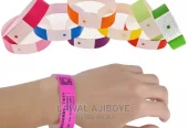 100pcs Count Wristbands 3/4 Paper Wristbands for Event