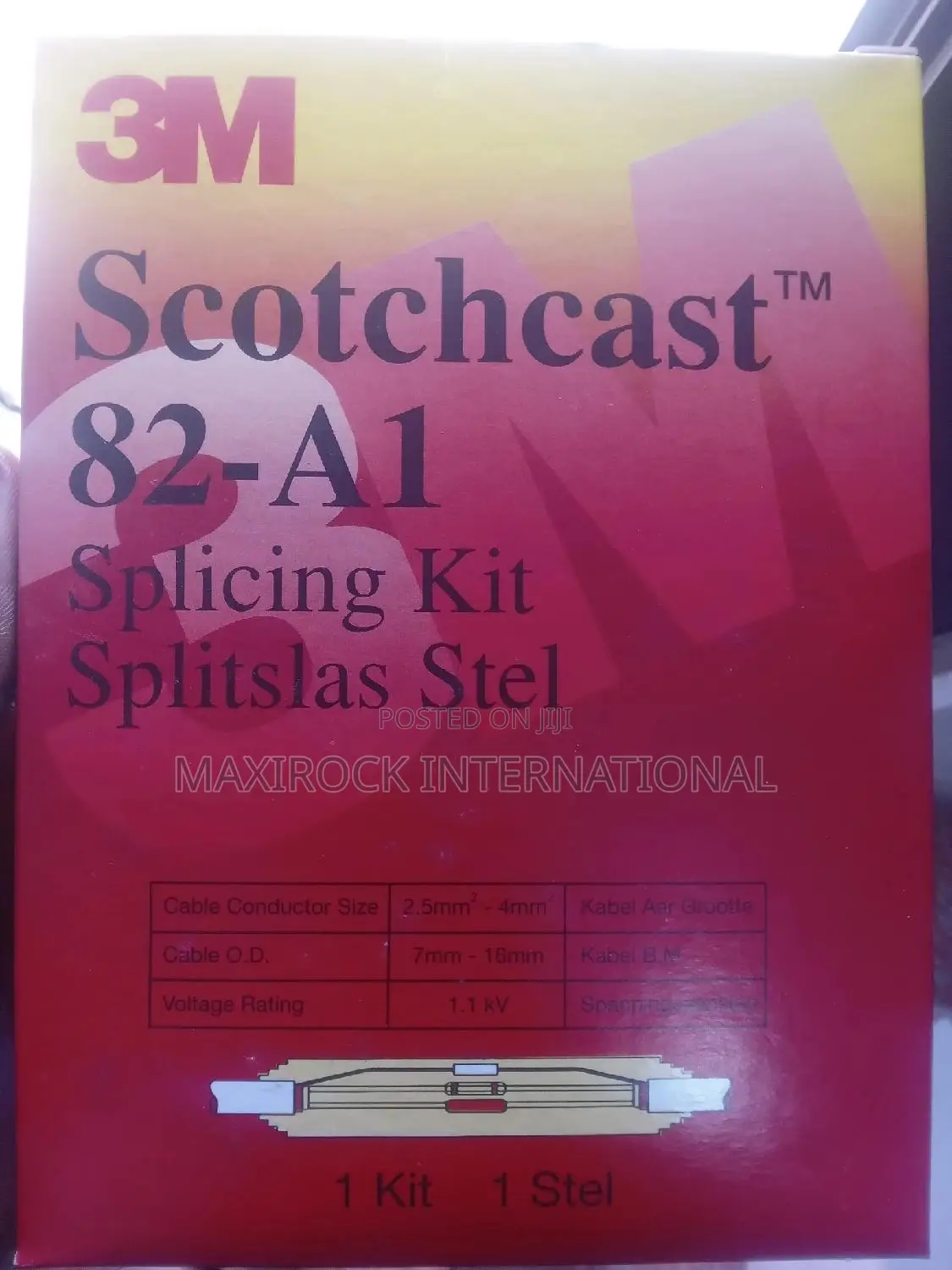 82-A1 3M Scotchcast 2.5mm – 4mm Cable Joint Splicing Kit
