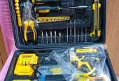 21V Electric Impact Drill Cordless Screwdriver 3 Functions