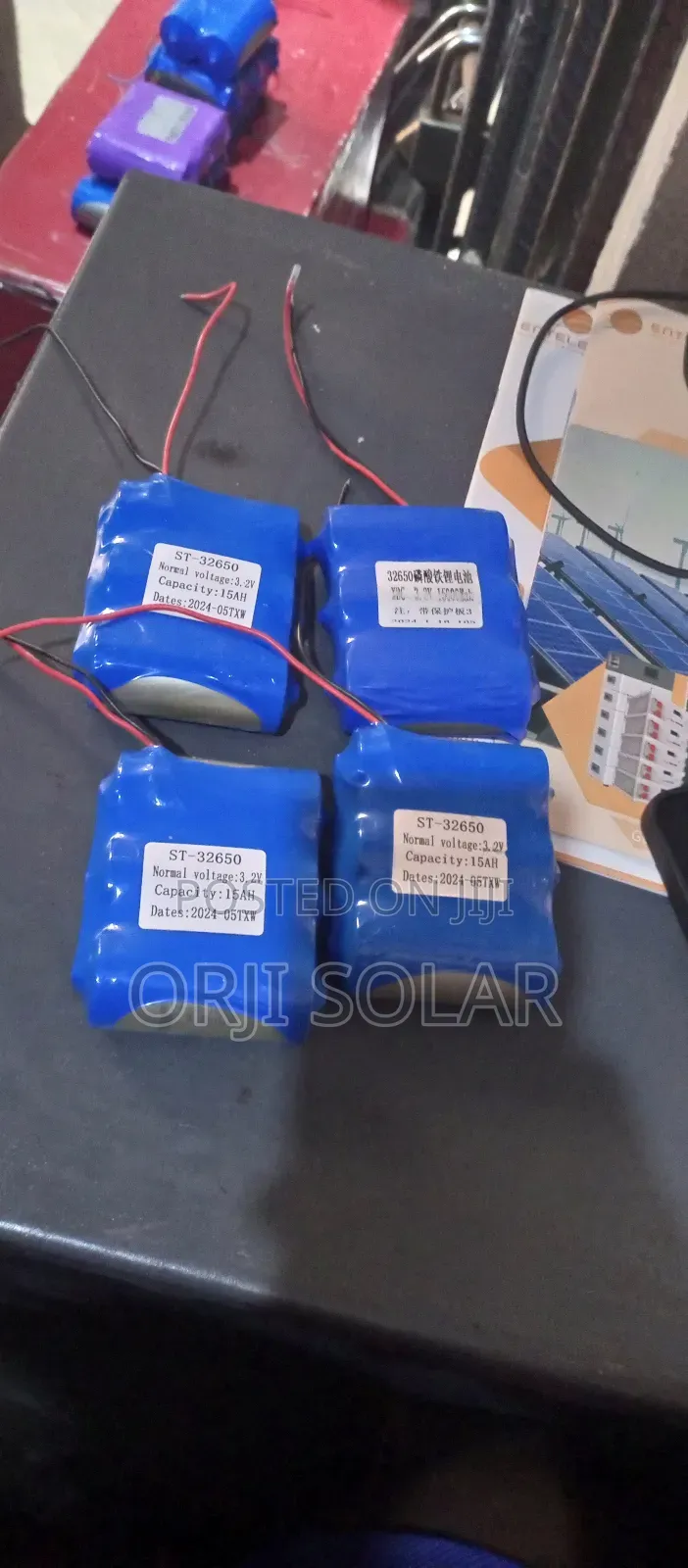 All in One Solar Battery for Street Lights 15ah 3.2volts