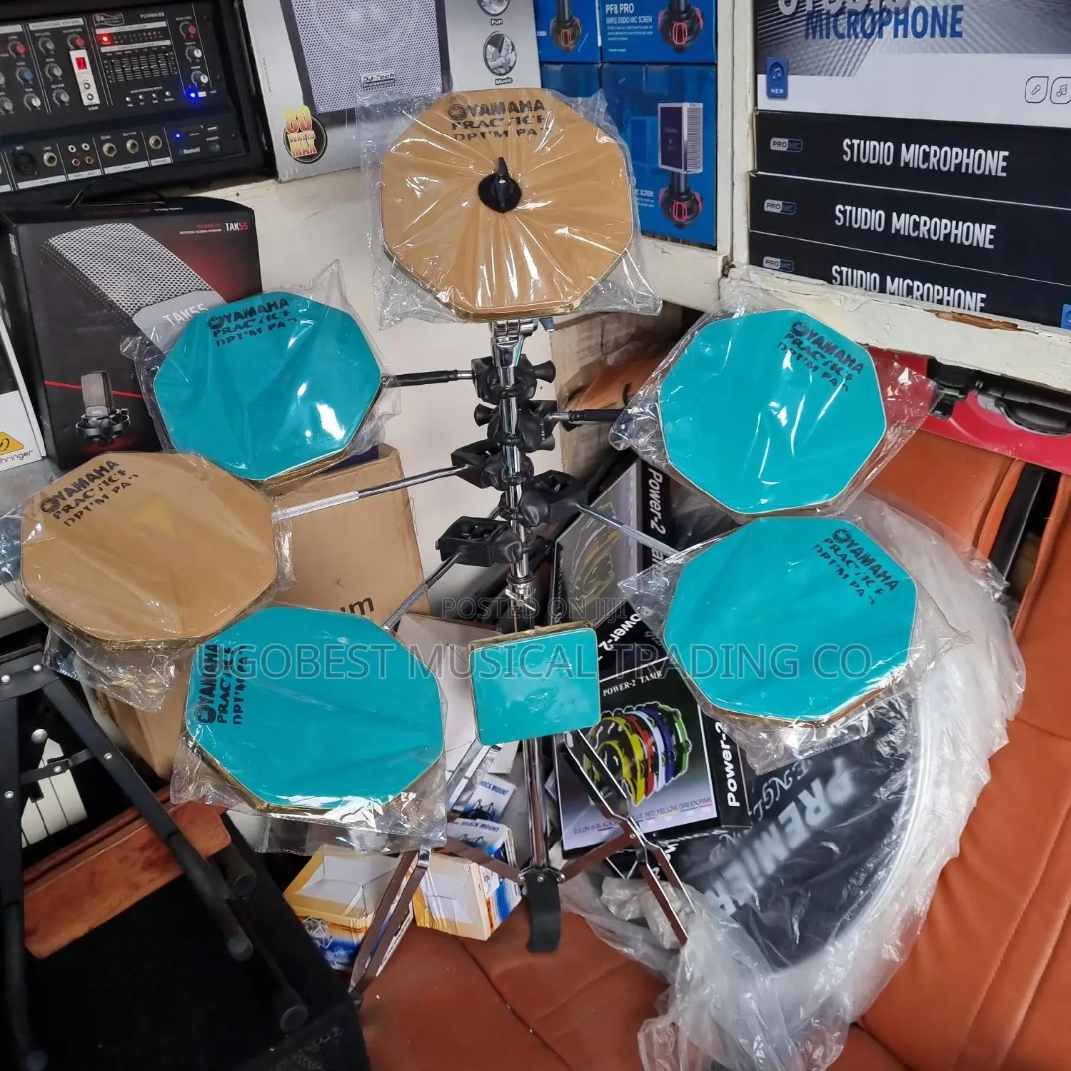 Complete Set Of DRUM PAD (Practice Pad For Learners)